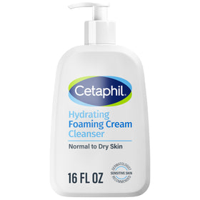 Cetaphil Hydrating Foaming Cream Cleanser 16 fl oz front view