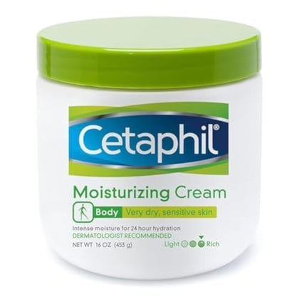 Cetaphil Moisturizing Cream 16 Ounce front view showing packaging