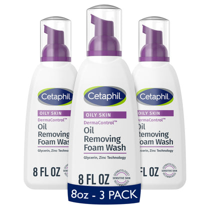 Cetaphil Pro Oil Removing Foaming Face Wash 8 fl oz front view