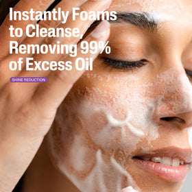 Cetaphil Pro Oil Removing Foaming Face Wash texture close-up