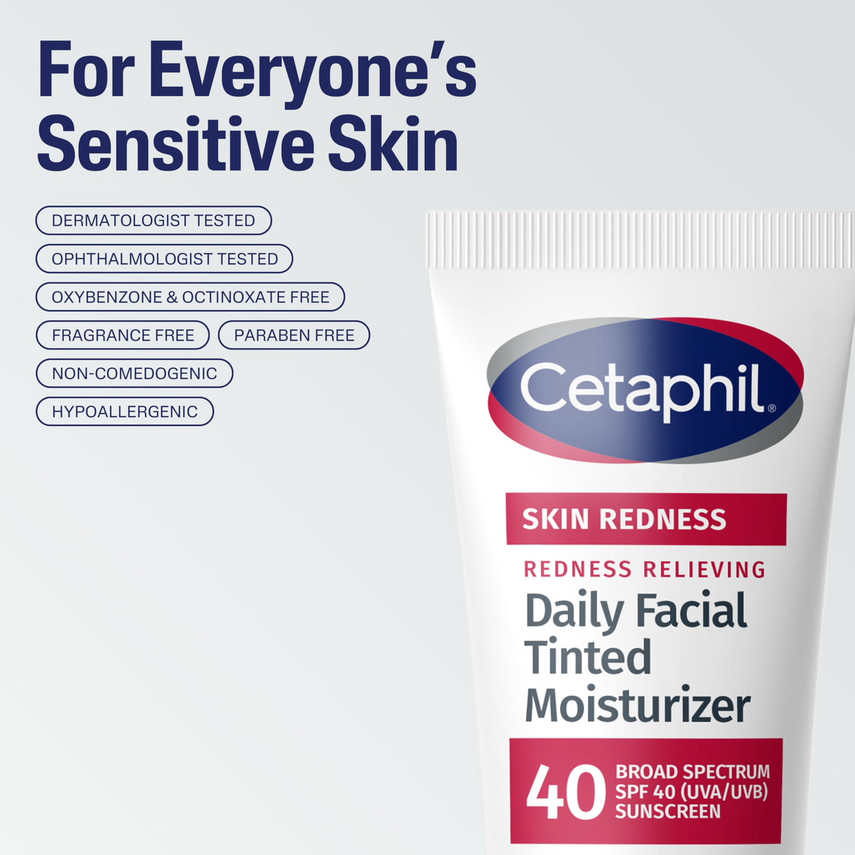 Cetaphil Redness Relieving Tinted Moisturiser SPF 40 product ingredients