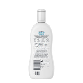 Cetaphil Restoraderm Eczema Body Wash with a towel and soap dish