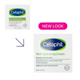 Cetaphil Rich Hydrating Night Face Cream 1.7 oz packaging