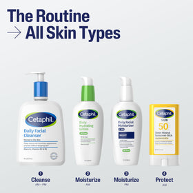 Cetaphil Sheer Mineral Sunscreen Stick top view