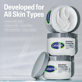 Cetaphil Skin Activator Firming Body Cream AHA + CICA 12 oz packaging