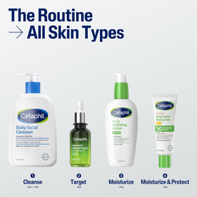Cetaphil Tinted Facial Moisturizer SPF 50 in hand with natural light