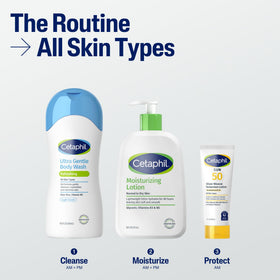 Cetaphil Ultra Gentle Refreshing Body Wash back view