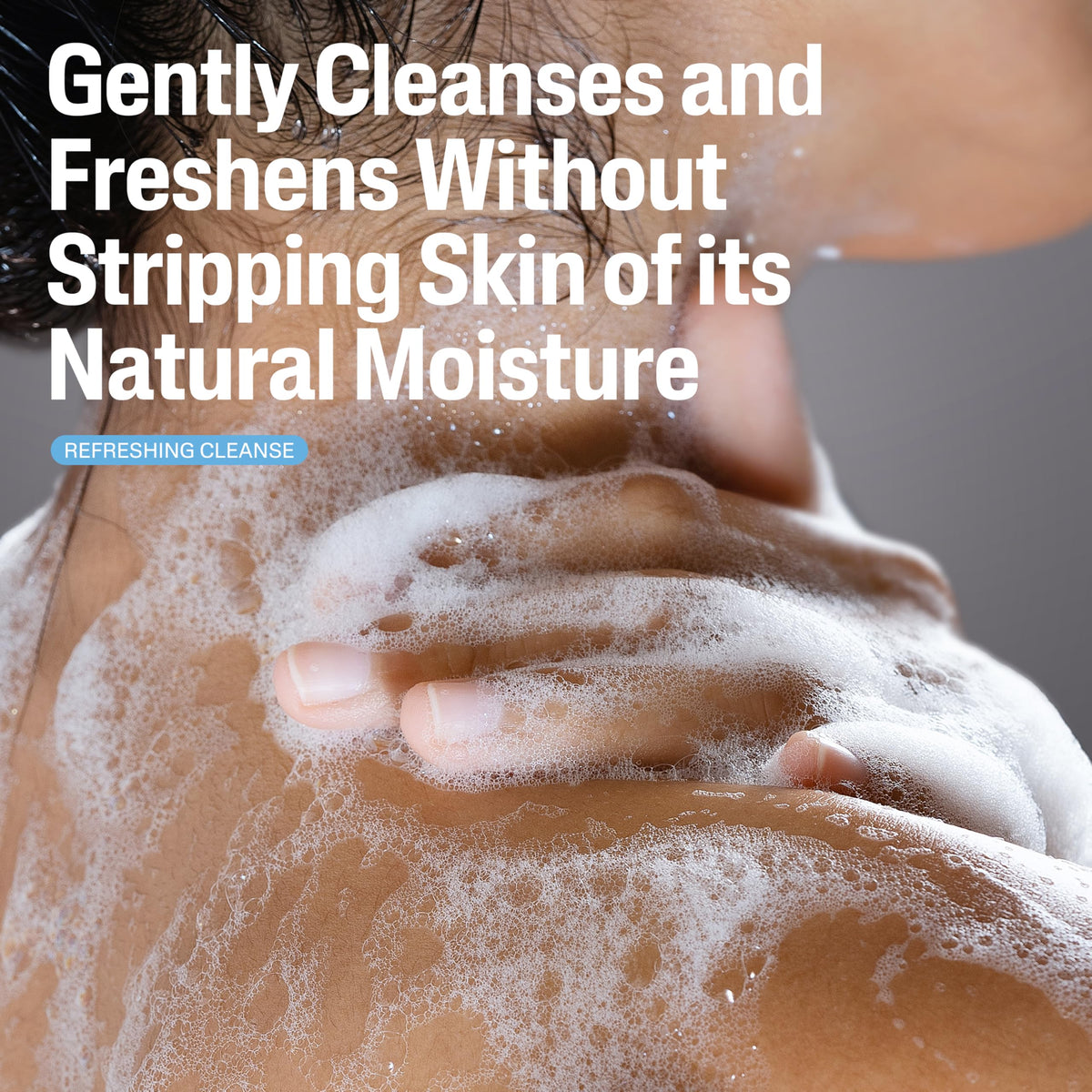 Cetaphil Ultra Gentle Refreshing Body Wash side view showing packaging details