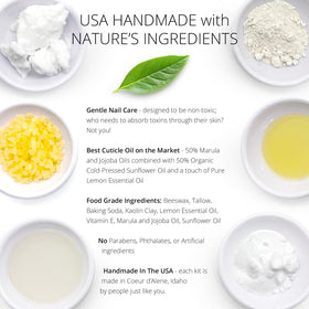 Chamois cloth and buffing paste from Just Like Jane Natural Nail Kit