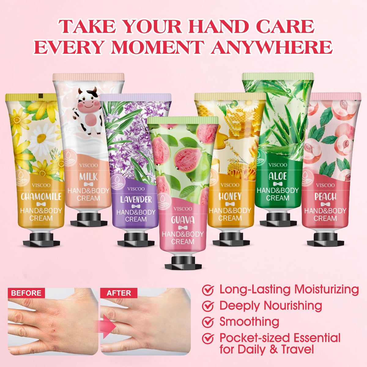 Chamomile hand cream in VISCOO gift set