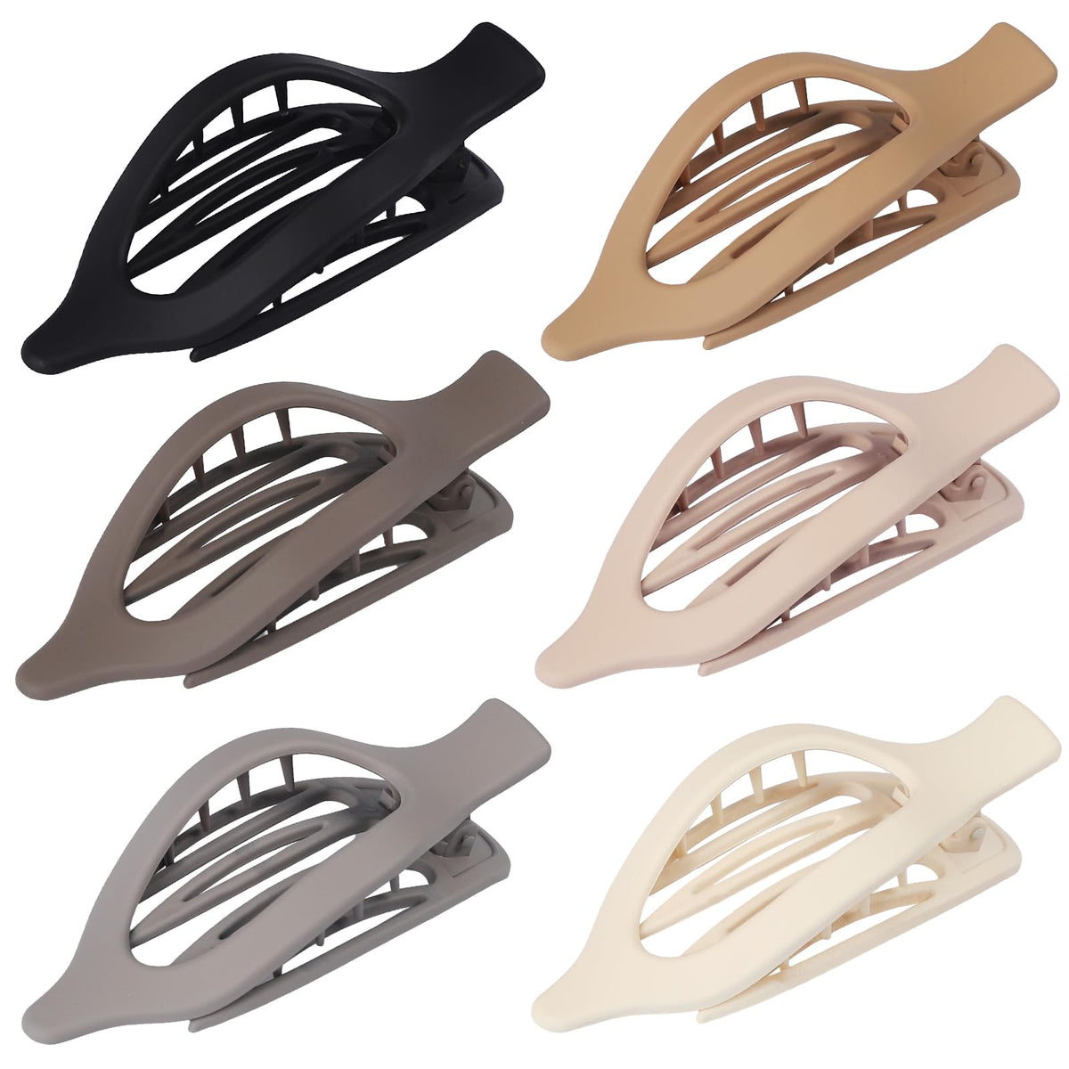 CHANDAT Flat Hair Clip set displayed on a vanity