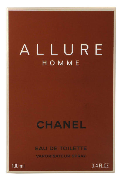 CHANEL Allure for Men Eau de Toilette 3.4 Ounce front view