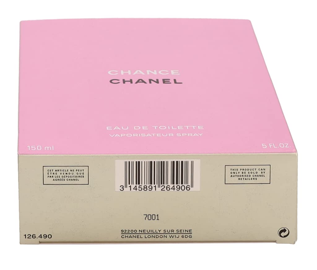 CHANEL Chance Eau de Toilette 150ml back view