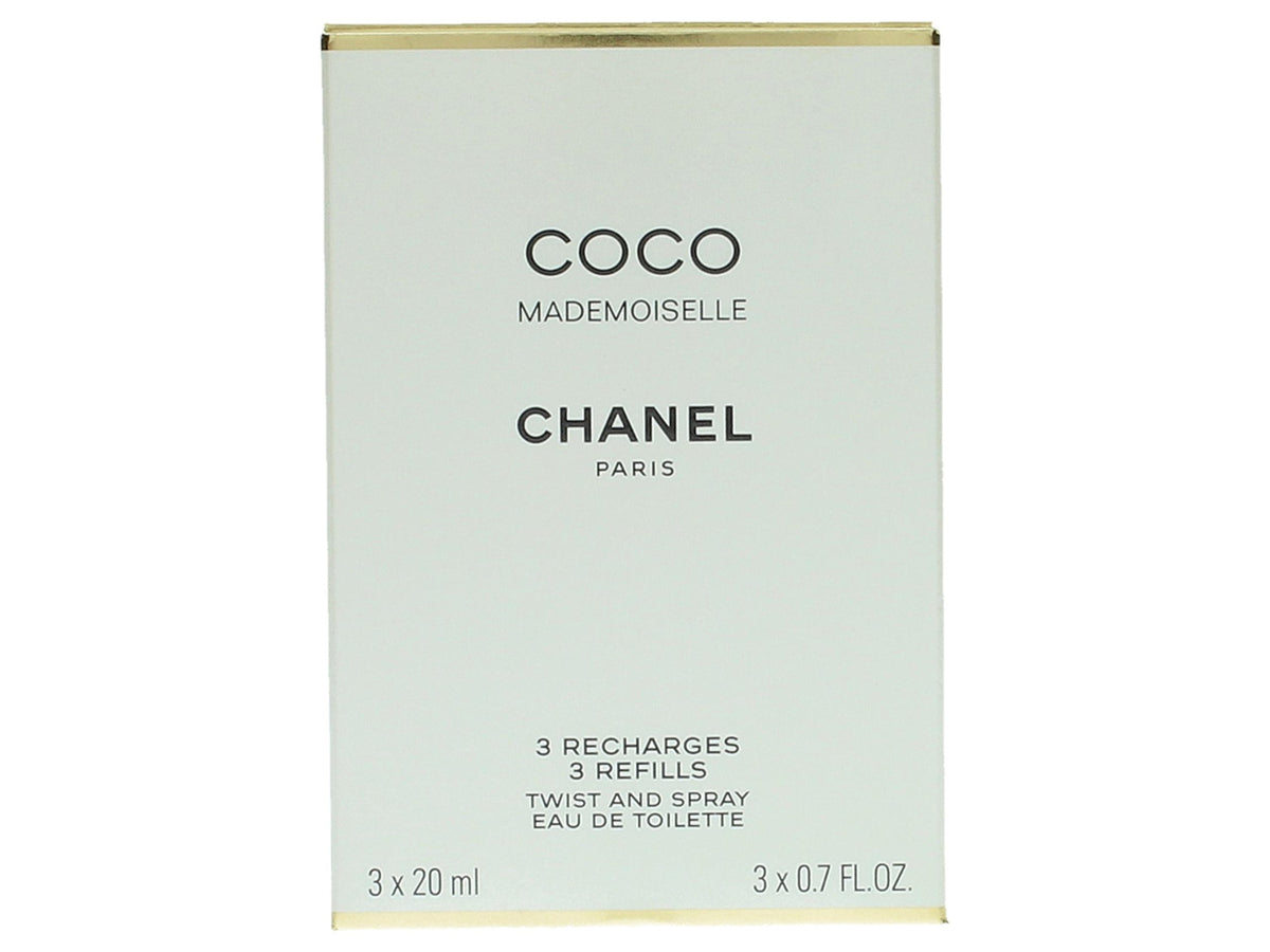 CHANEL Coco Mademoiselle Twist & Spray Eau De Toilette Refill 20ml bottle side view