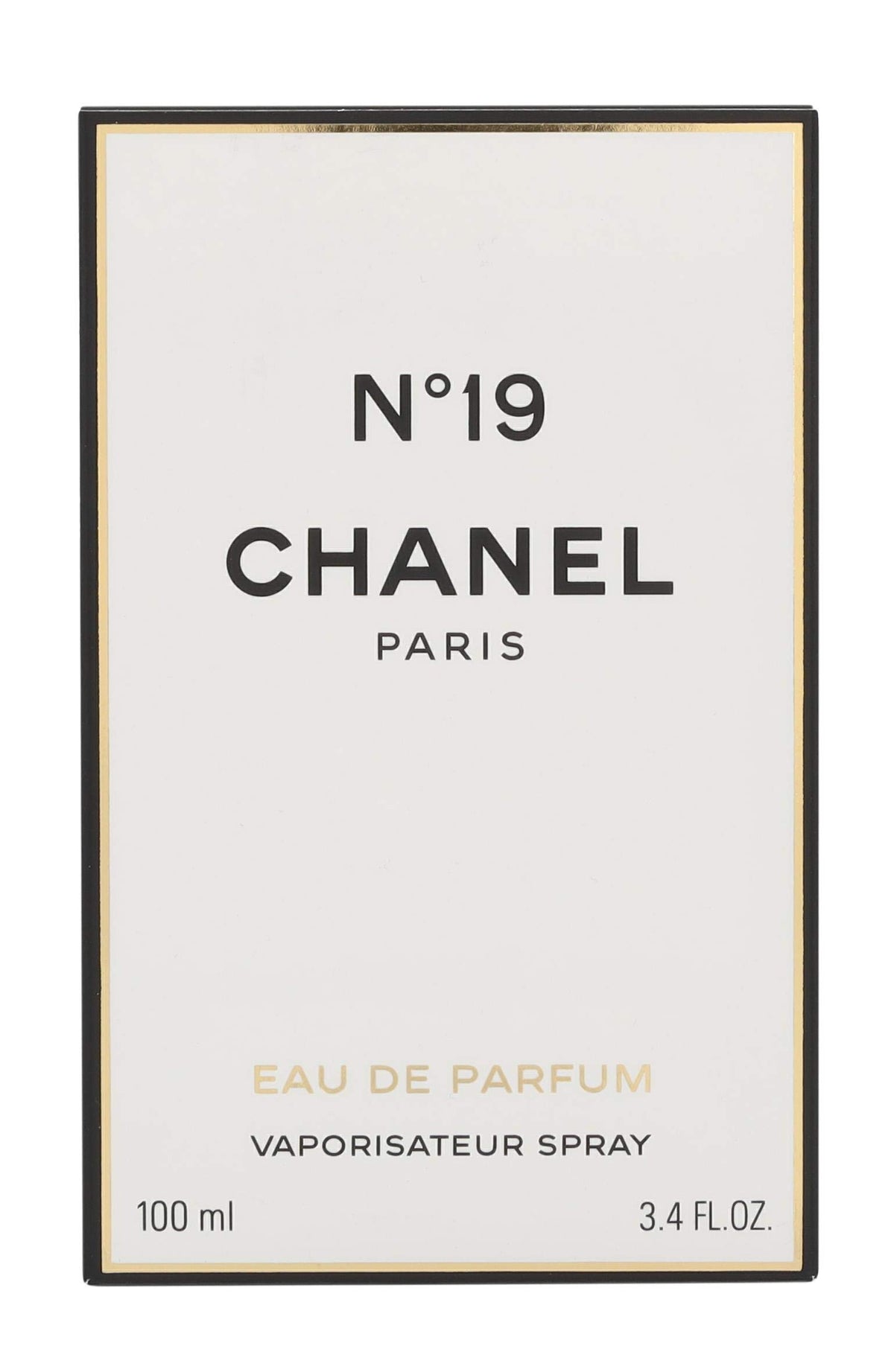 CHANEL No. 19 Eau De Parfum Spray 3.4 Ounce front view