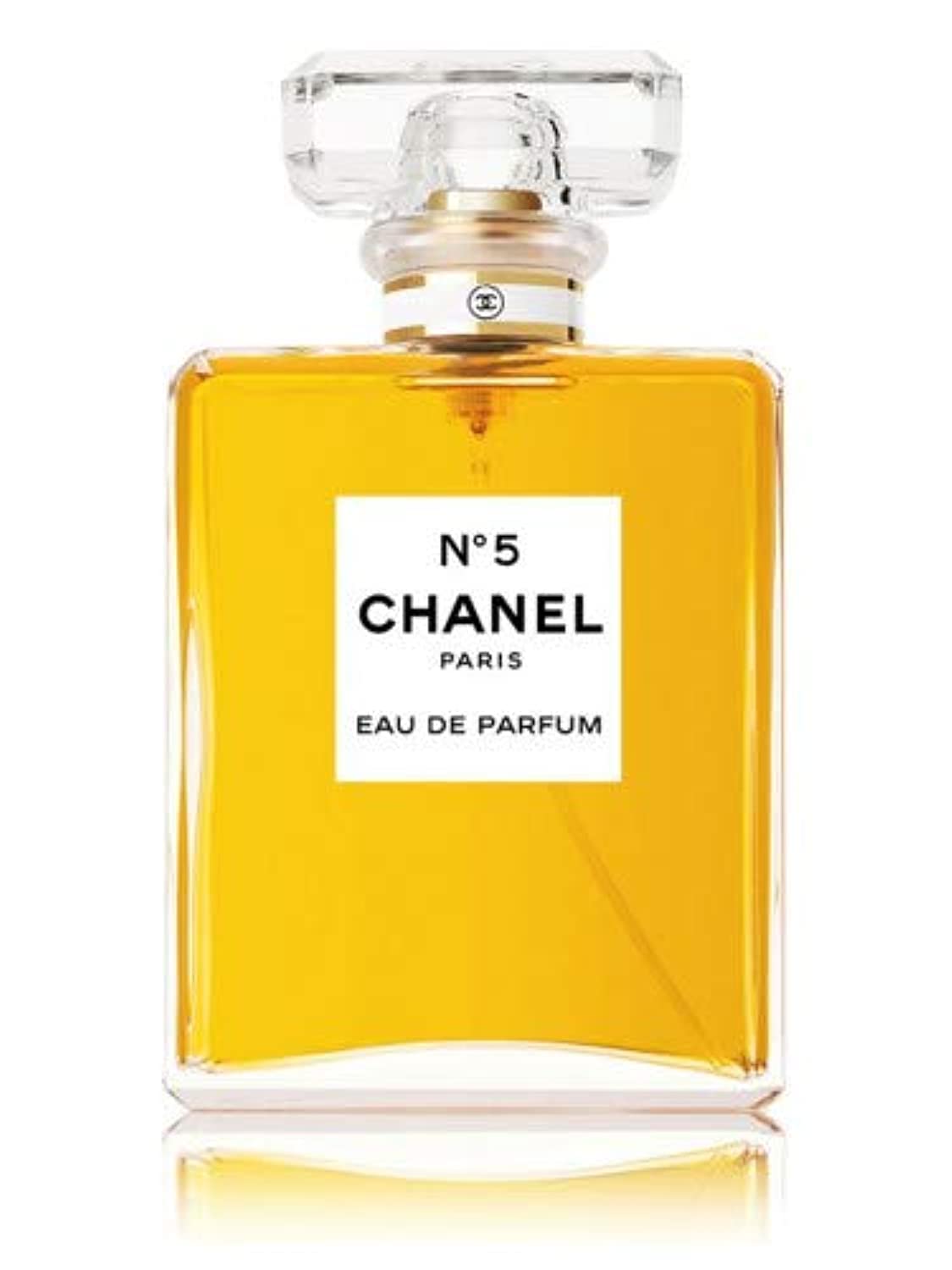 CHANEL No.5 Eau de Parfum Spray 3.4 oz bottle front view