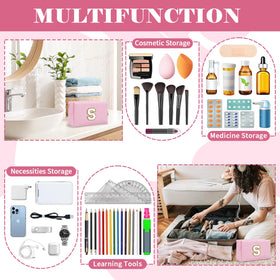 ChaoGreat Makeup Bag being held with travel items