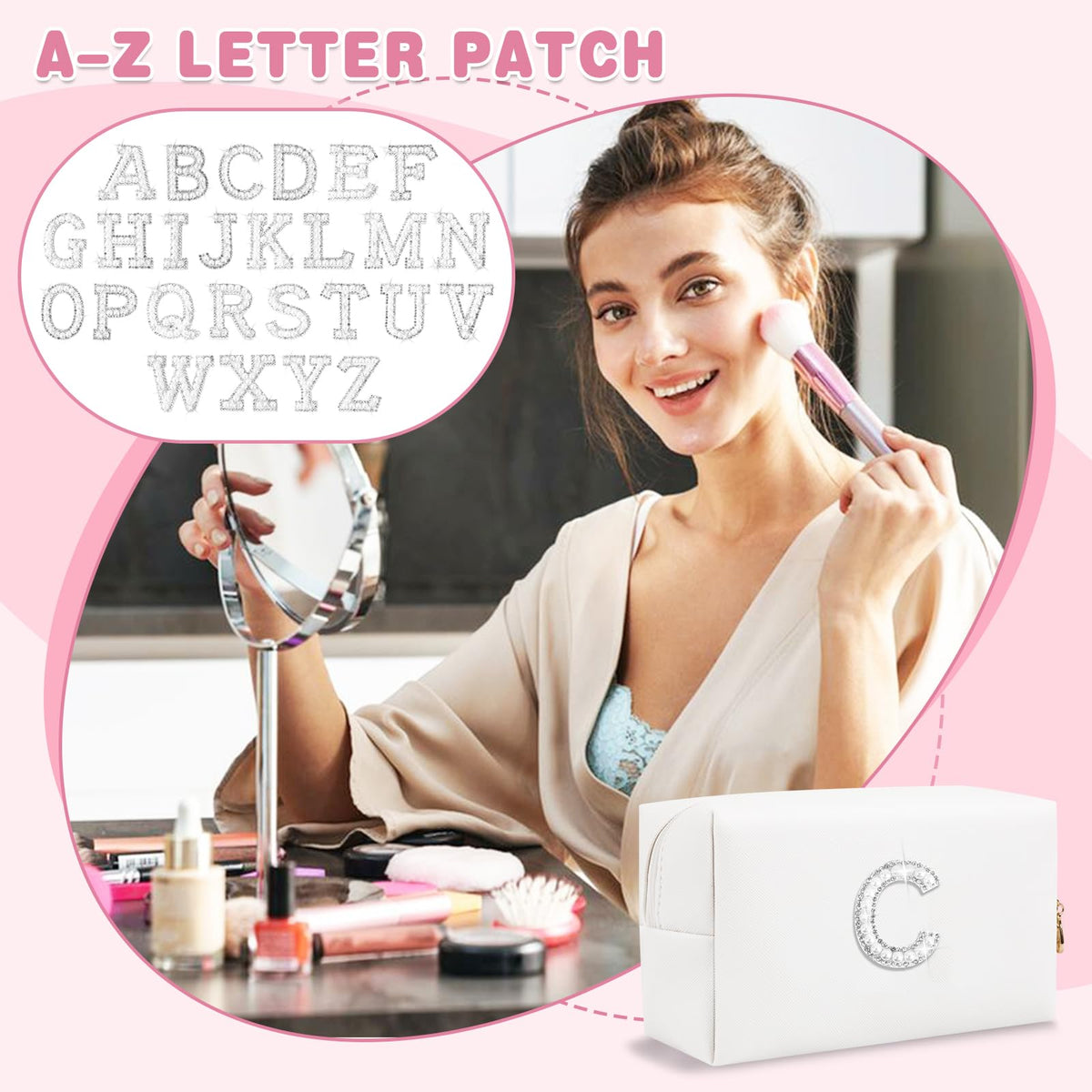 ChaoGreat makeup bag displayed on a vanity