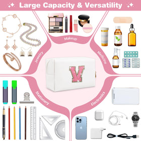 ChaoGreat makeup bag on a travel suitcase