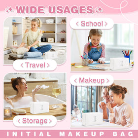 ChaoGreat Personalised Initial Makeup Bag in a lifestyle setting