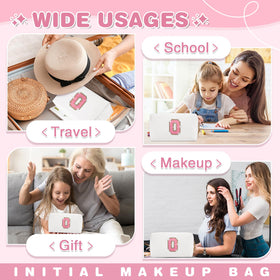 ChaoGreat Personalised Initial Makeup Bag in lifestyle setting