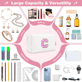 ChaoGreat personalised makeup bag in a travel setting