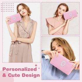 ChaoGreat personalised makeup bag opened with cosmetics inside