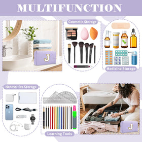 ChaoGreat personalized makeup bag in a travel setting