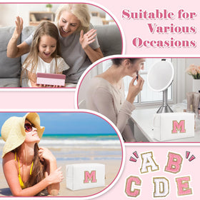 ChaoGreat Personalized Makeup Bag Initial M packaging