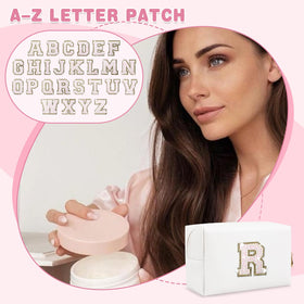 ChaoGreat Small Initial Patch Makeup Bag in a handbag for travel
