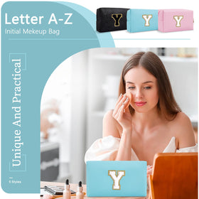 ChaoGreat Small Personalised Initial Makeup Bag Letter Y packaging