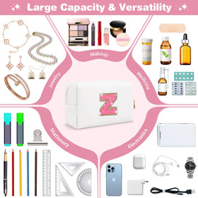 ChaoGreat Small Personalised Initial Patch Makeup Bag packaging