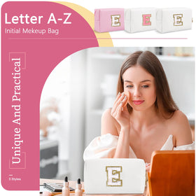 ChaoGreat Small Personalized Initial Makeup Bag packaging