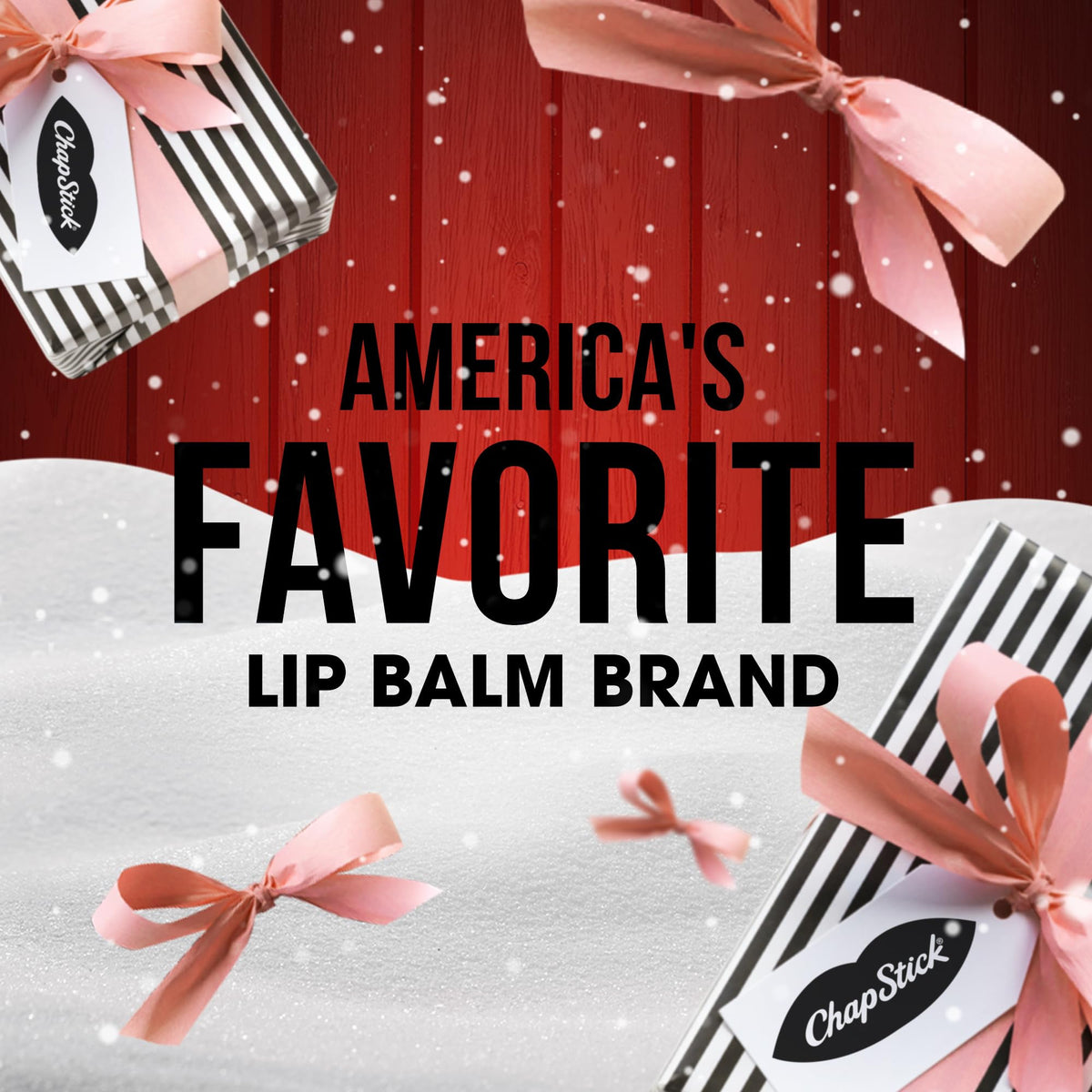 ChapStick Candy Cane Lip Balm in a gift box