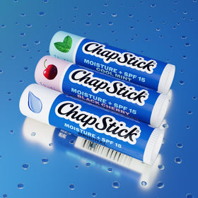 ChapStick Moisture + SPF 15 Lip Balm in a beach bag
