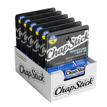 ChapStick Original Moisturizer Lip Balm Tube front view