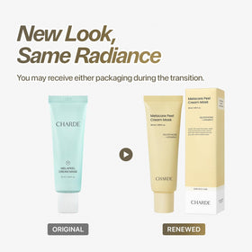 CHARDE Peel Off Cream Mask application on skin