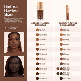 Charlotte Tilbury AIRbrush Flawless Blur Concealer in makeup setup