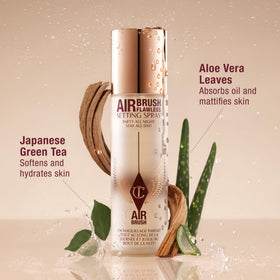 Charlotte Tilbury Airbrush Flawless Setting Spray on vanity
