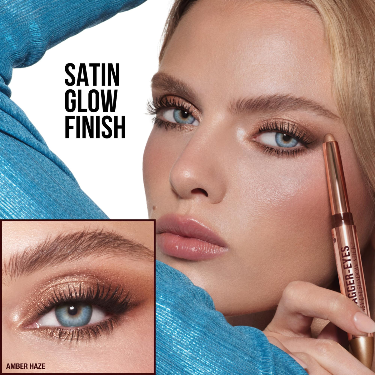 Charlotte Tilbury Exagger-Eyes Easy Eyeshadow Stick application tutorial