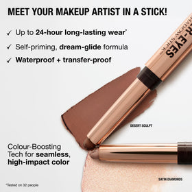 Charlotte Tilbury Exagger-Eyes Easy Eyeshadow Stick in use on model