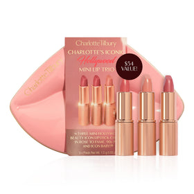 Charlotte Tilbury K.I.S.S.I.N.G Lipstick Mini Trio packaging front view