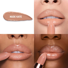 Charlotte Tilbury K.I.S.S.I.N.G Lipstick swatch on skin