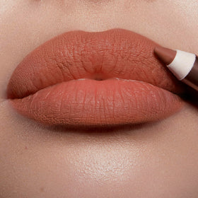 Charlotte Tilbury Lip Cheat Lip Liner in use on model