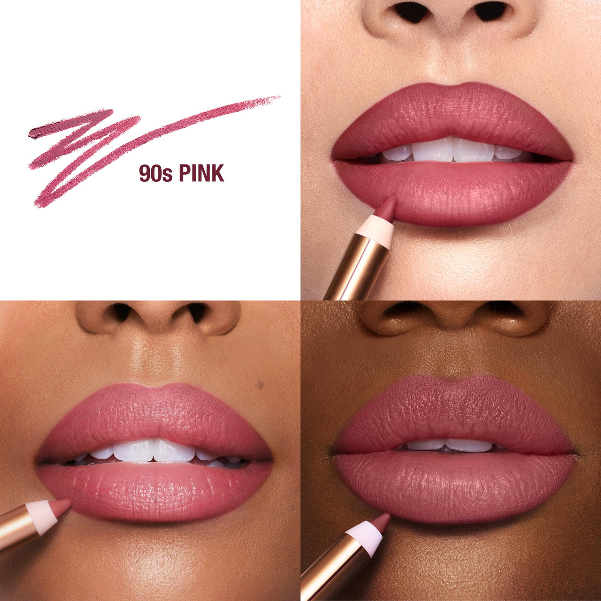 Charlotte Tilbury Lip Cheat Waterproof Lip Liner 90s Pink packaging