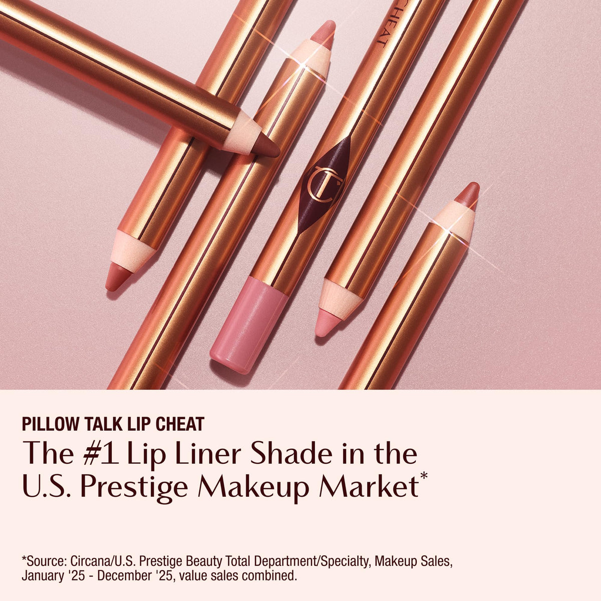 Charlotte Tilbury Lip Cheat Waterproof Lip Liner application on lips