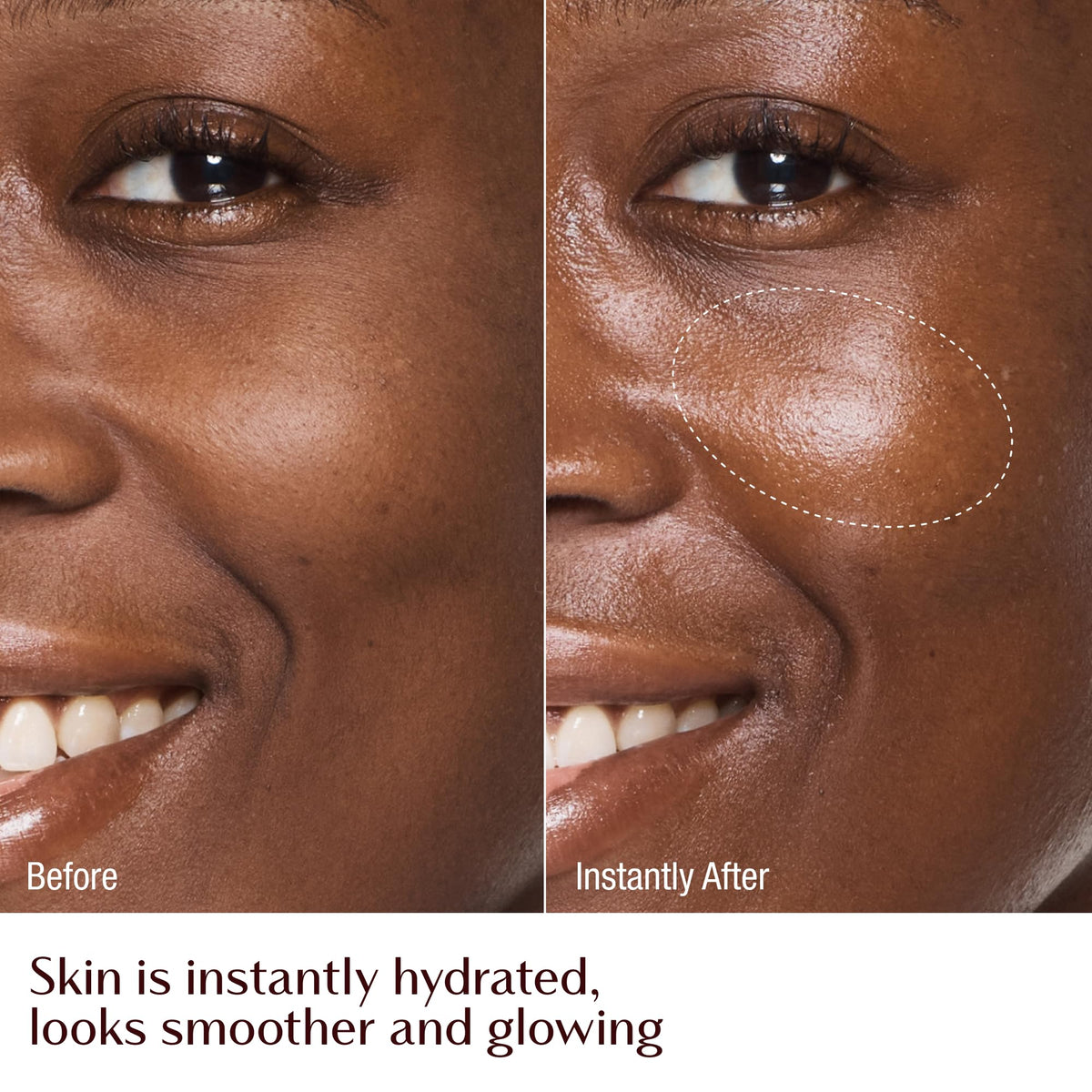 Charlotte Tilbury Magic Cream application on skin