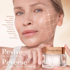 Charlotte Tilbury Magic Cream with makeup products