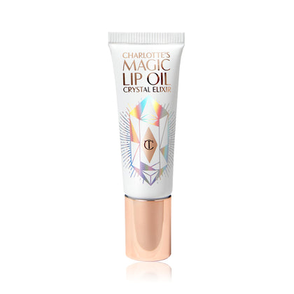 Charlotte Tilbury Magic Lip Oil front view with crystal rollerball