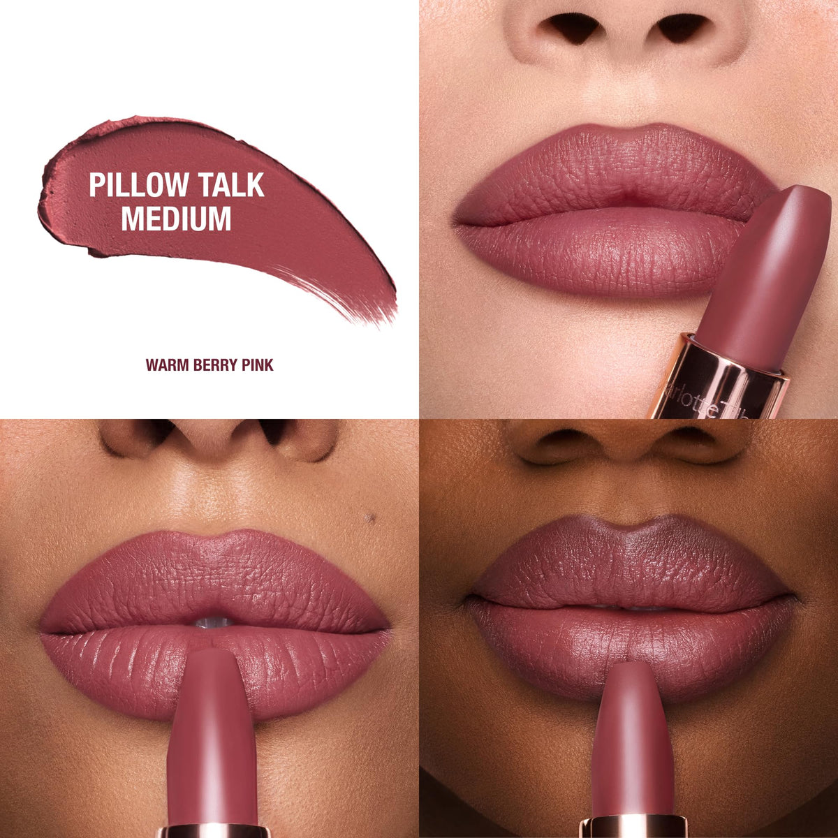 Charlotte Tilbury Matte Revolution Lipstick angled square tip